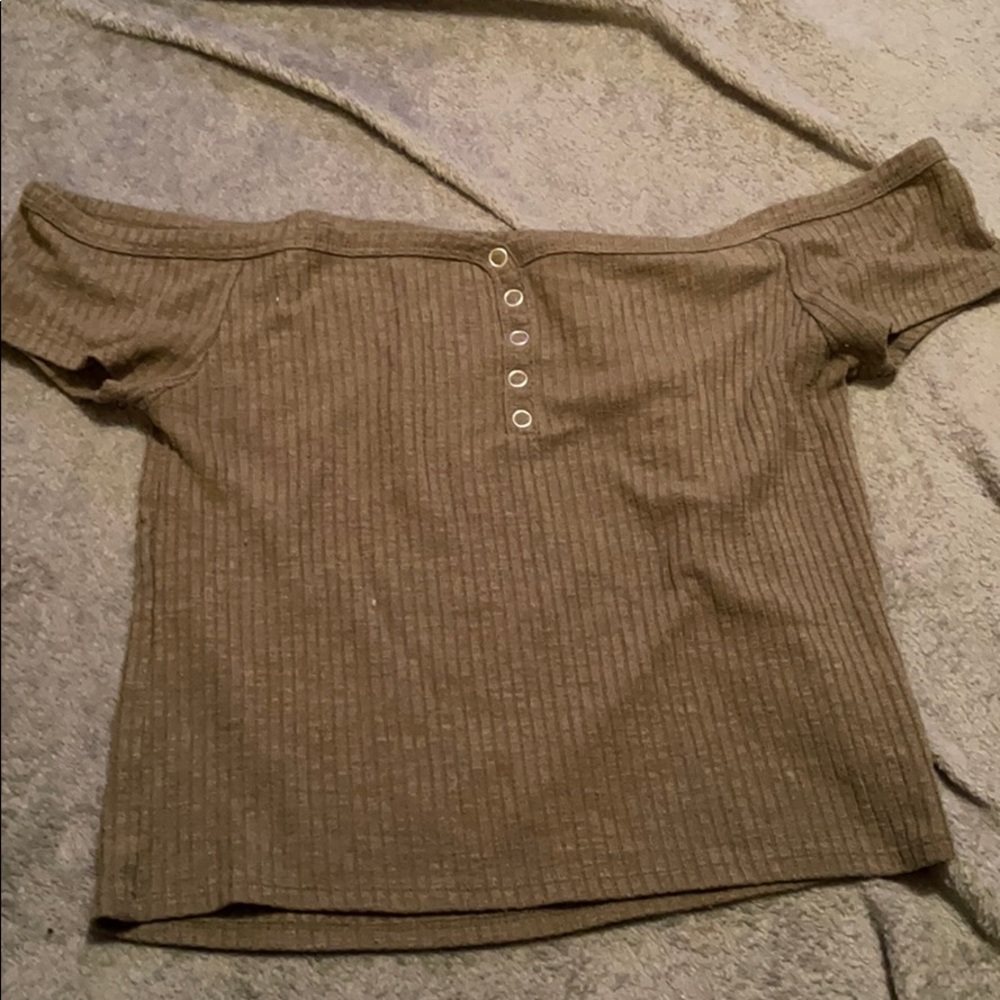 olive green top